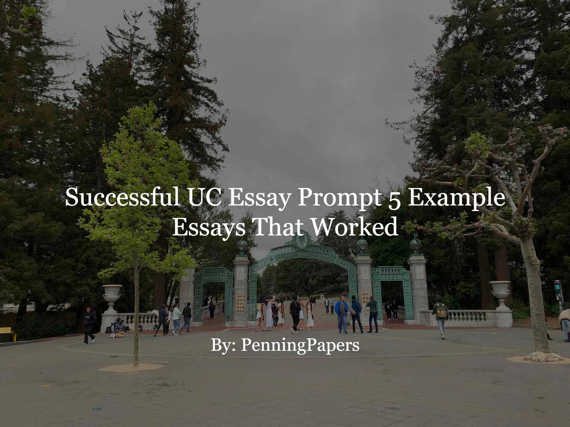 successful uc berkeley essays