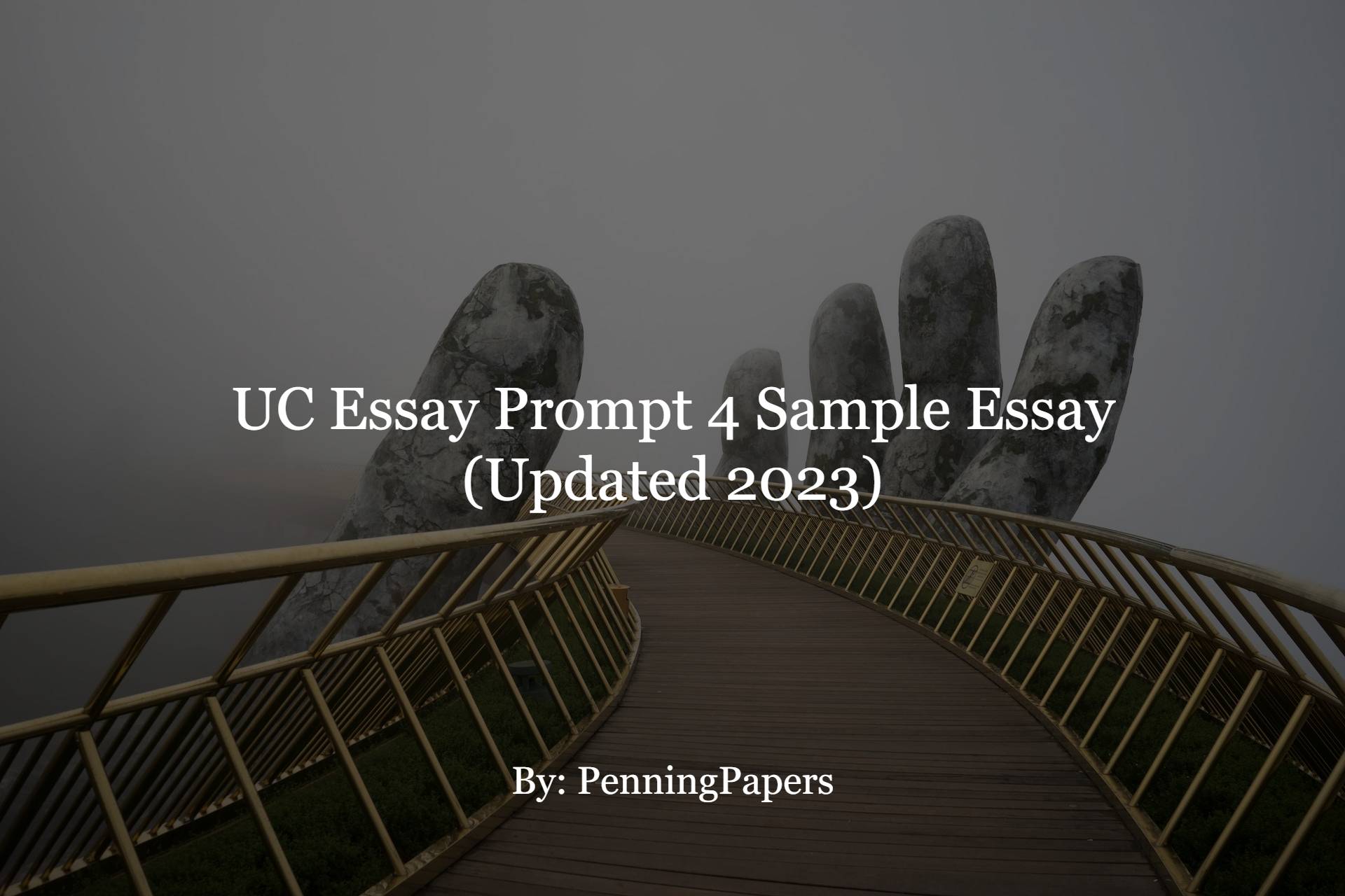 uc essay prompt 4 example