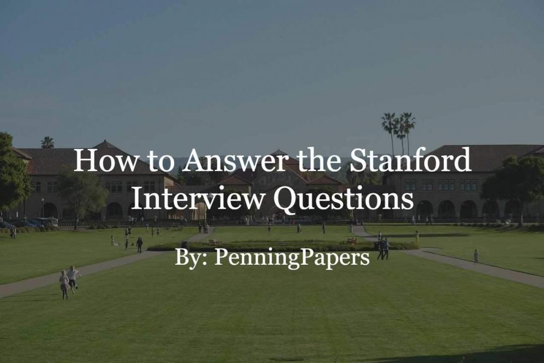 stanford phd interview reddit