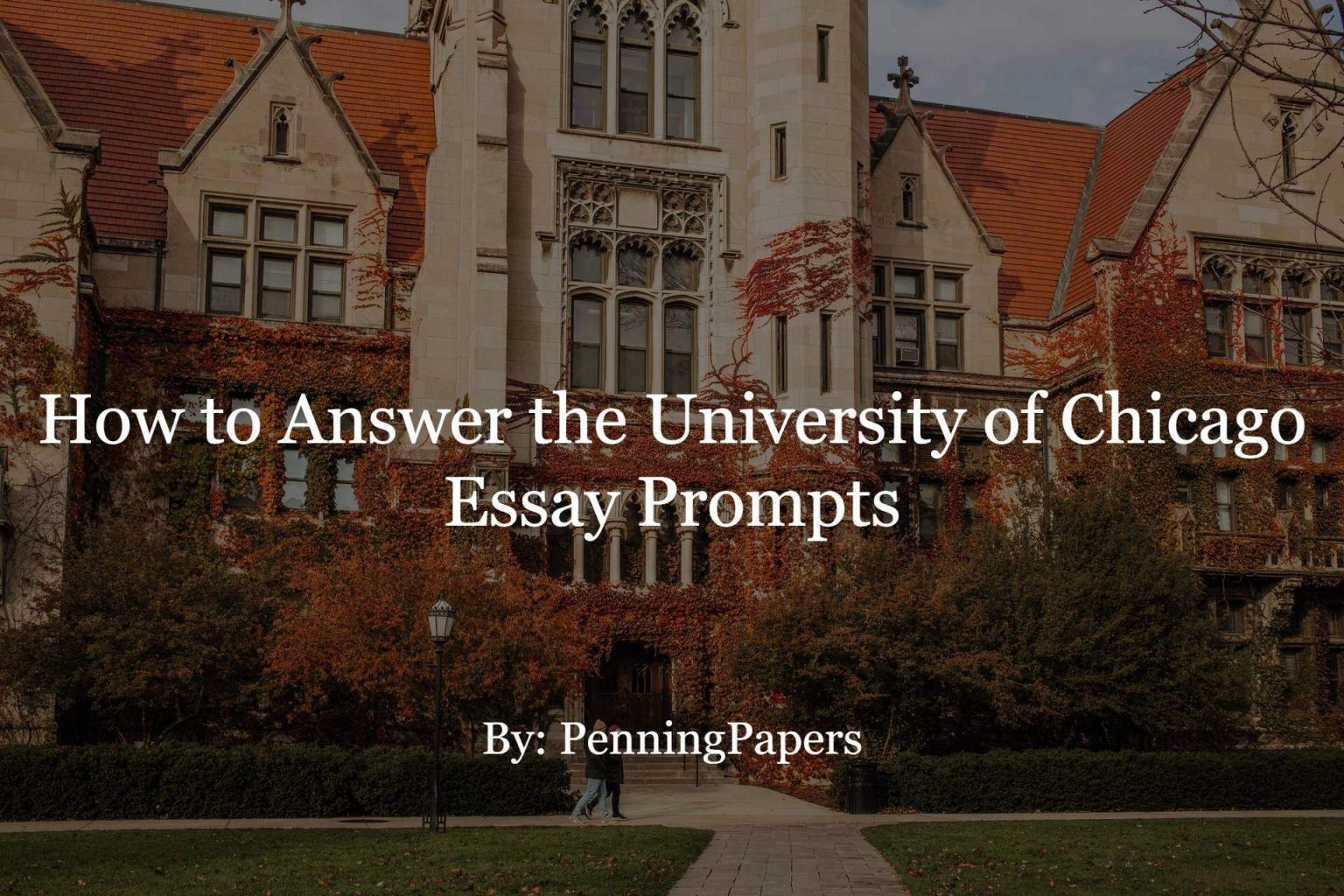 chicago state university essay prompts