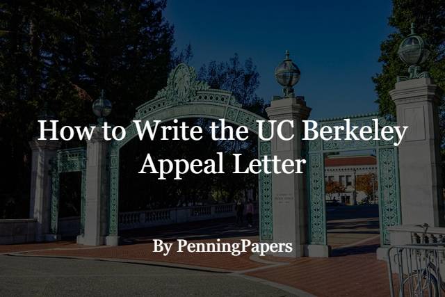 How to Write the UC Berkeley Appeal Letter