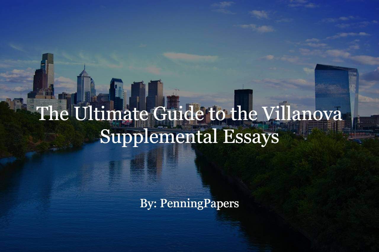 examples of villanova supplemental essays