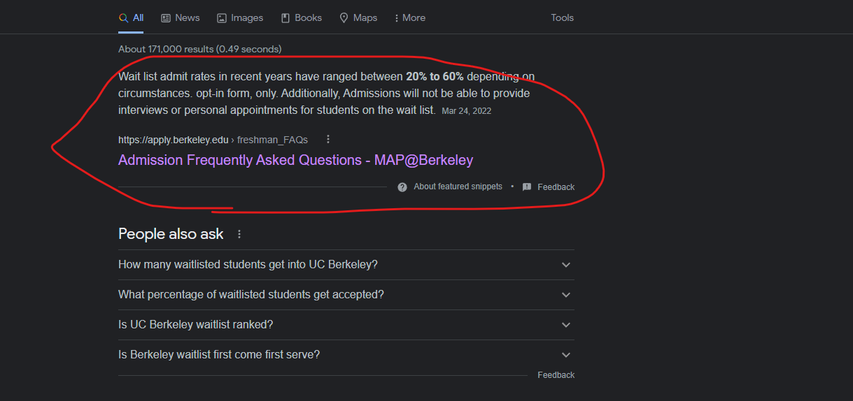 UC Berkeley Waitlist Acceptance Rate Statistics PenningPapers