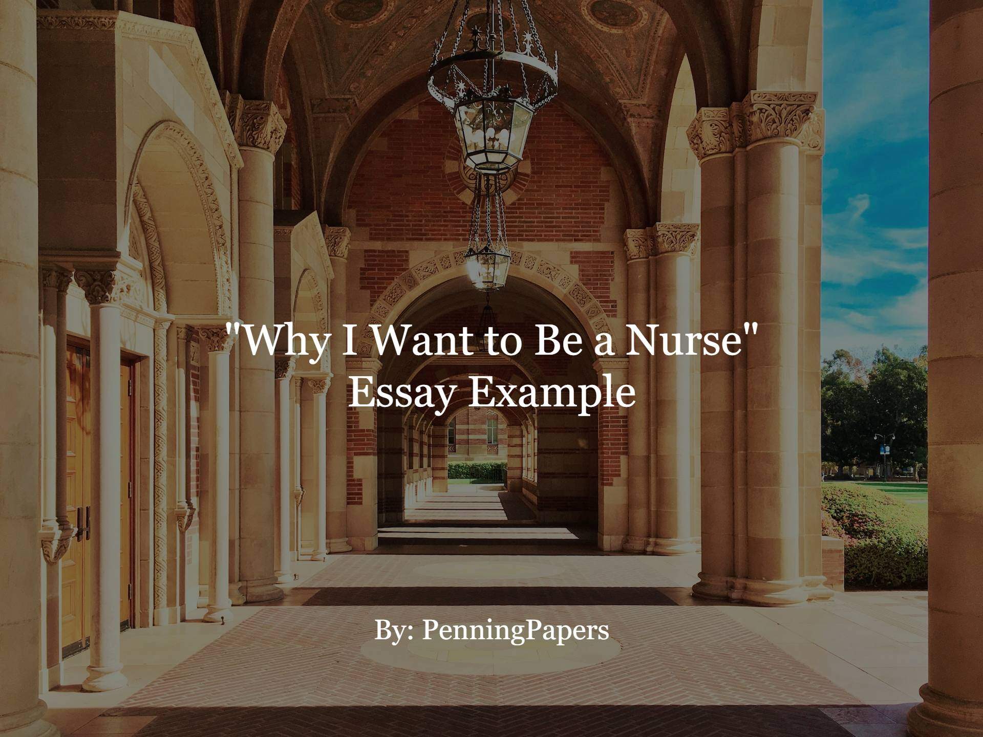 essay about being a nurse