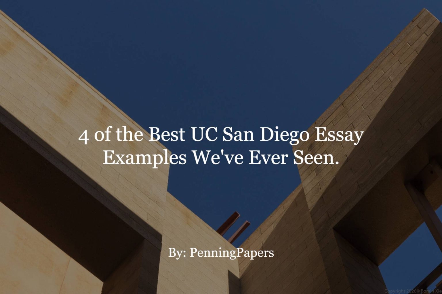 university of san diego supplemental essay examples