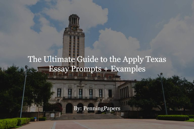 apply texas essay prompts class of 2022