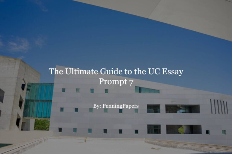 uc prompt 7 essay examples