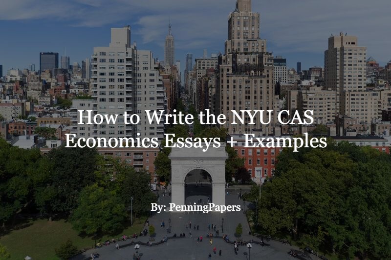 How to Write the NYU CAS Economics Essays + Examples